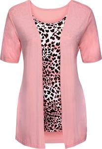 Your Look... for less! Dames 2-in-1-shirt bruin gedessineerd Maat
