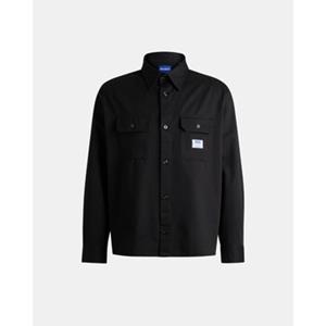 Hugo Blue Regular fit vrijetijdsoverhemd met borstzakken, model 'Ekynone'