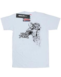 Marvel Heren Avengers Iron Man Mono Line T-shirt