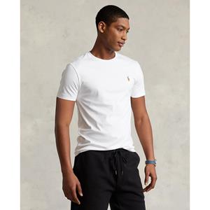 Polo Ralph Lauren T-shirt Korte Mouw  T-SHIRT AJUSTE COL ROND EN PIMA COTON LOGO PONY PLAYER MULTICOLO