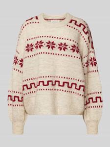 MORE & MORE Gebreide pullover met ribboorden