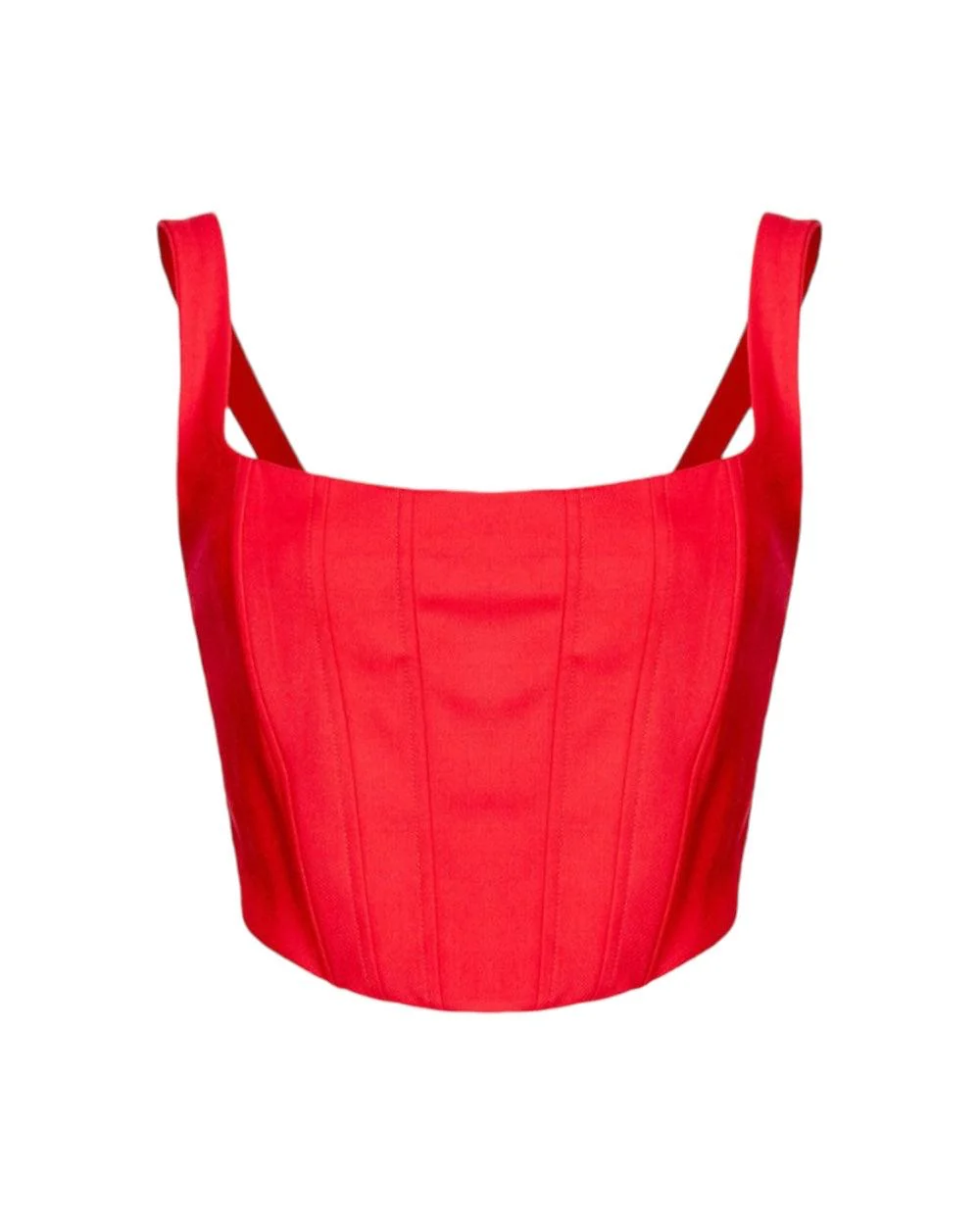 Pinko Polyester top met schouderbanden en haak-en-oog sluiting
