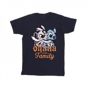 Disney Lilo en Stitch Ohana Angel Hug T-shirt voor heren