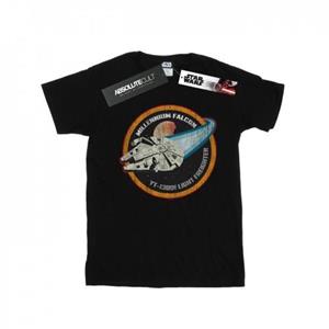 Star Wars Mens Millennium Falcon Badge T-Shirt