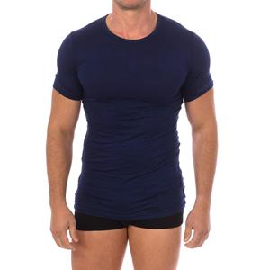 Bikkembergs Mode Bamboe T-shirt met korte mouwen BKK1UTS03SI man