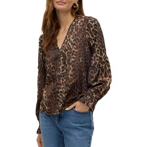 Vero Moda Vmwild ls v-neck top wvn faw exp