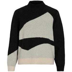 Vila Vicilia mock neck l/s jaquard top -