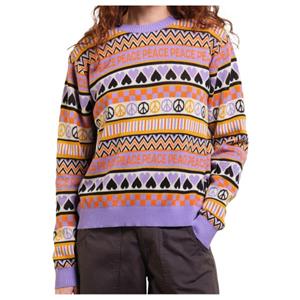 Dedicated  Women's Sweater Arendal Pepita Cats - Trui, bruin