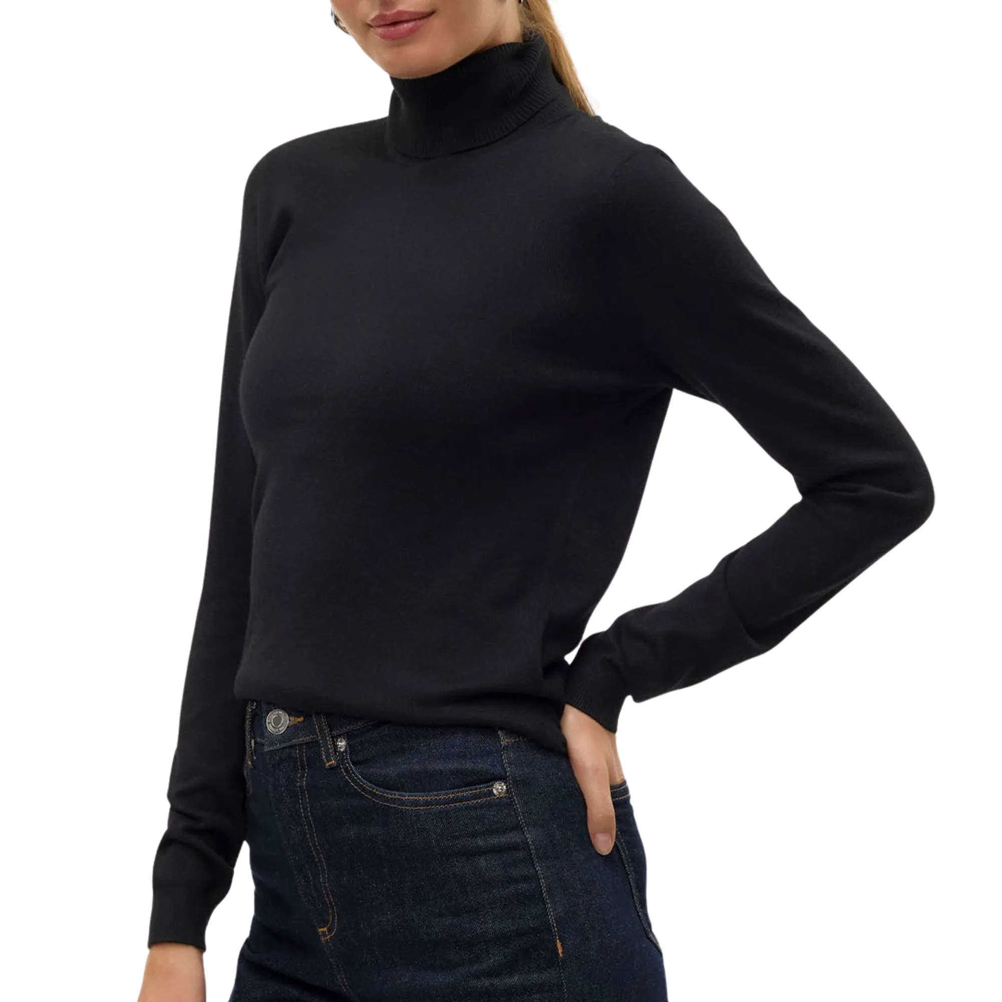 Vero Moda Gebreide trui VMIRIS LS ROLLNECK PULLOVER GA NOOS