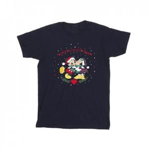 Disney Heren Mickey Mouse Mickey Minnie Kerst T-shirt