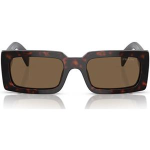 Prada Eyewear Zonnebril met rechthoekig montuur - Bruin
