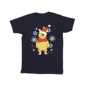 Disney Heren Winnie The Pooh Winter Wishes T-shirt L