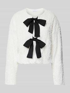 Vila Regular fit blouse met strikdetail, model 'ARIA'