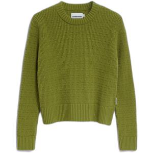 ARMEDANGELS  Women's Fabiolaa - Wollen trui, olijfgroen