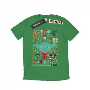 Star Wars Mens Yoda Christmas T-Shirt