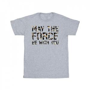 Star Wars Mens May The Force Infill T-Shirt