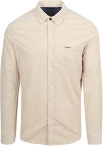 New zealand auckland NZA Overhemd Omar Fine Corduroy Ecru