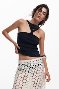 Desigual Knoop T-shirt - BLACK