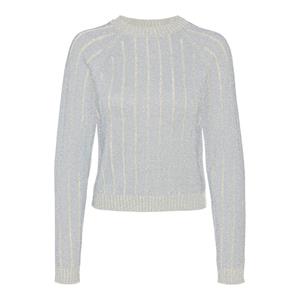Vero Moda Vmvanja ls oneck pullover zilverkleurig