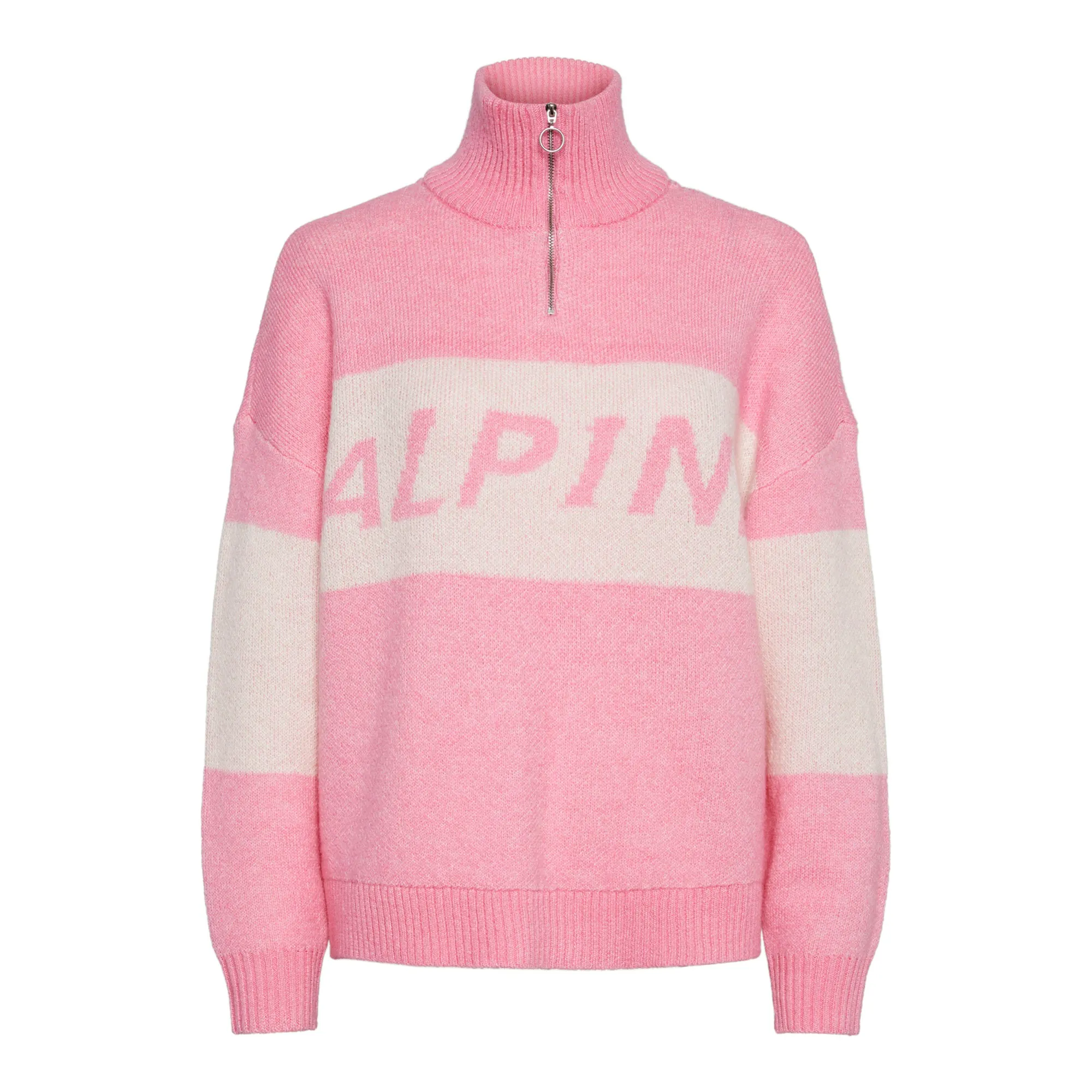 Pieces Relaxed fit schipperstrui met opschrift, model 'NORDAN'