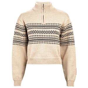 The Mountain Studio  Women's Ski Sweater - Merinotrui, beige