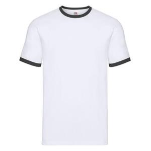 Fruit Of The Loom Mens Contrast Ringer T-Shirt