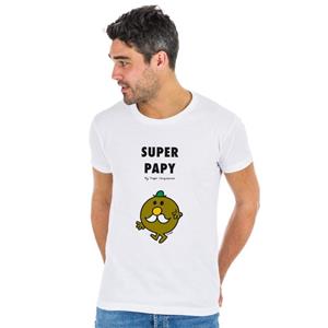 Monsieur Madame Heren T-shirt - SUPER PAPY MRMME