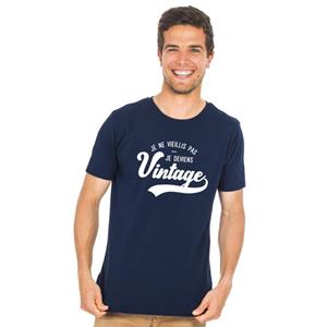 Les Éphémères Heren T-shirt - IK BEN NIET VEROUDER IK BEN VINTAGE GEWORDEN