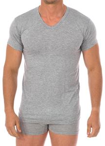 BlackPrice Camiseta interior manga corta y cuello en pico hombre 1004