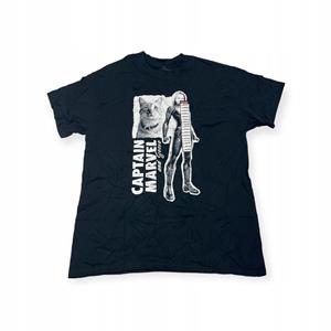 Outletup-clothes Koszulka T-shirt męski okrągły dekolt SPENCER'S CAPTAIN MARVEL XL