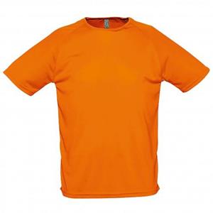 SOLS Sportief prestatie-T-shirt met korte mouwen voor heren L bosgroene kleur