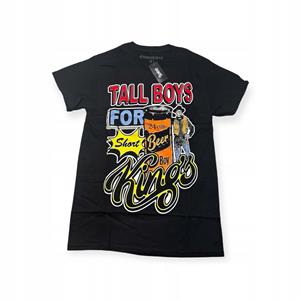 Outletup-clothes Koszulka T-shirt męski okrągły dekolt SPENCER'S nadruk S
