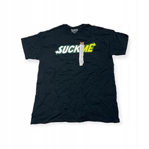 Outletup-clothes Koszulka T-shirt męski okrągły dekolt SPENCER'S NADRUK M