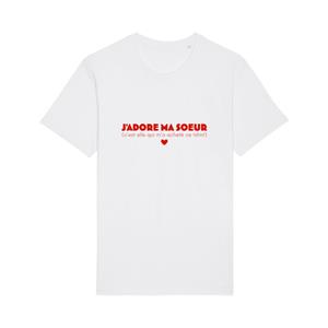 Ma Petite Tribu Heren T-shirt - IK HOU VAN MIJN ZUS (ZIJ IS DE DIE DIT heren-T-shirt voor mij heeft gekocht -)