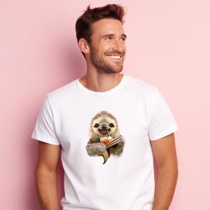 Le Roi du Tshirt T-shirt Homme - SLOTH AND DRINK