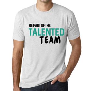 Ultrabasic Vintage T-shirt voor heren, grafisch T-shirt Maak deel uit van het getalenteerde team Vintage White