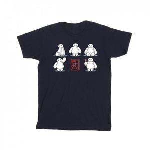 Disney Heren Big Hero 6 Baymax Veel Poses T-shirt