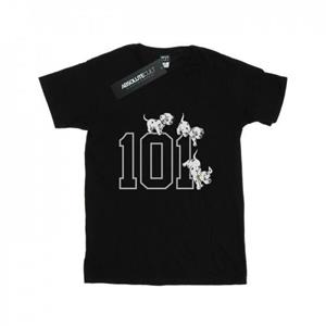 Disney Heren 101 Dalmatiërs 101 Doggies T-shirt L zwart