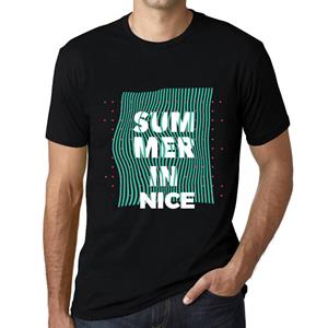 Ultrabasic Grafisch T-shirt voor herenZomer in NICE