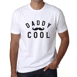 Ultrabasic Vintage T-shirt voor heren Grafisch T-shirt Daddy Cool White