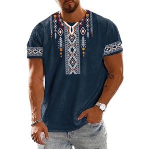 MAITA Elite Fashions Vintage Etnische T-shirt 3D Print Kleding O-hals Mannen Tops Oversized Korte Mouw Tee Zomer Losse Mannelijke Streetwear Herenkleding
