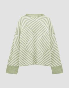 Someday Gebreide pullover met opstaande kraag en mohair, model 'Tonica'
