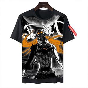Wish Today Kurosaki Ichigo Death God Bleach T-shirt: Short-sleeved cross-border clothes M
