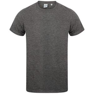 Skinni Fit Heren Feel Good Heather Stretch T-shirt M houtskool