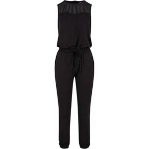 Urban Classics Dames technisch lange jumpsuit van mesh
