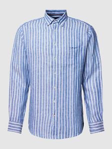 Christian Berg Men Slim fit vrijetijdsoverhemd met streepmotief