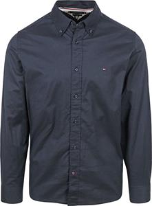 Tommy Hilfiger Overhemd Flex Donkerblauw
