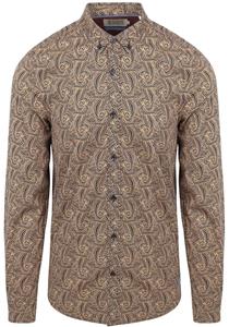 Scotch and Soda Overhemd Print Beige