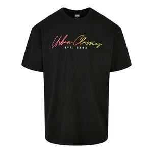 Urban Classics Heren script logo t-shirt
