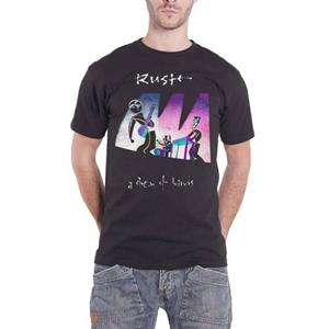 Rush unisex katoenen T-shirt voor volwassenen M zwart